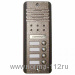 DRC-4DC  Дверной блок цветной, NTSC, накладной, на 4 абонента, цвет - серебро, черный, коричневый