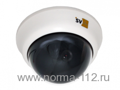 V164W Видеокамера цветная купольная 1/4 CMOS, 650 ТВЛ, 0,5/0.01 люкс, AGC, ATW,WDR,720 × 576,  PAL, 