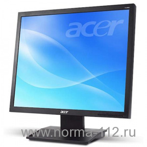 ACER V193DOBDM 19" LCD monitor, 5ms, 250 cd/m2, 50000:1, 160/160, DVI, speakers, black, TCO'05