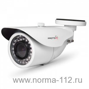 Proto-EW02V212IR уличная в/камера 1/4“ Aptina (USA) CMOS MT9V139, 700 ТВЛ, 2,8-12 мм, ИК-40м