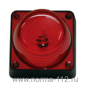 710 RD (Ademco) Световой оповещатель (Строб-вспышка, красного цвета) 12 В, 250 мА 
