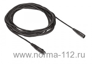 Микрофонный кабель с разъемами XLR "папа" - XLR "мама", 10 м