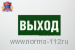 Е 22 Указатель выхода, 150*300 мм