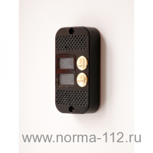 JSB-V082 Дверной блок (накладной), на 2 абонента, ЛС 4-х пров., аудиочип MOTOROLA, 380 ТВЛ