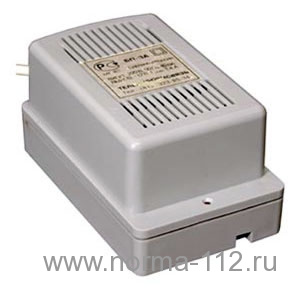 БП-2А 24 В, стабилизир., ток 0,7 А круглосут./1 А, регулировка вых. напряжения, 125х75х60 мм