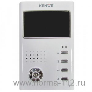 KW E430C Kenwei Монитор видеодомофона, цв. LCD TFT 4.3", hand-free, сменные мелодии вызова