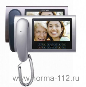 KW-S700C-W200 (PINK) цветной видеодомофон 7" TFT LCD 