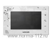 KCV-A374 белый  Монитор видеодомофона TFT LCD 7" экран, 2 вызывные панели, до 4 мониторов