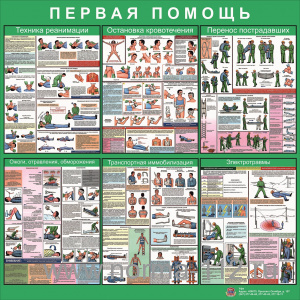 A16 Стенд "Первая доврачебная помощь" 1000*1000