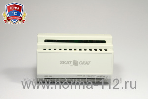 SKAT-12-1,0-DIN 12 В / 1 А, пластиковый корпус под DIN-рейку, внешняя АКБ.