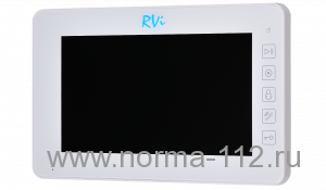 Видеодомофон RVi-VD7-22 диагональю 7" сенсорные кнопки, подключение до 2-х вызывных панелей.