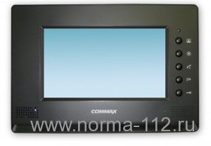 CDV-70A / Vizit, черный монитор видеодомофона, цветной  7" TFT.NTSC/PAL, hands free.