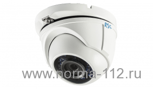 RVi-C321VB (2.8 мм) в/камера антивандальная купольная,1/3" 1.3MP Aptina;800 ТВЛ.ИК-20 м.