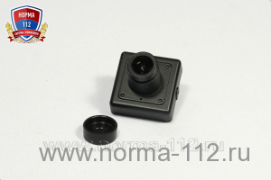 KPC-S400B-92  (3.6) KT&C Ч/б видеокамера корпусная 1/3", 420ТВЛ, 0,05Lux, F2,0, DC12V, квадрат 30х30