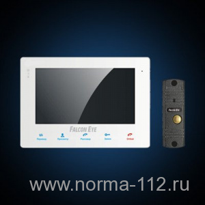 FE-KIT «Квартира» комплект видеодомофона,монитор цветного видеодомофона с экраном 7", Hands free,